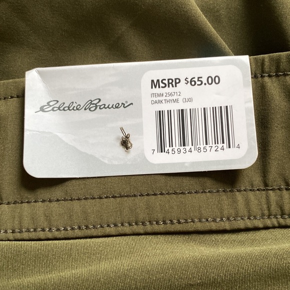 Eddie Bauer green Woven Tech Skort. Size XL. NWT - Picture 6 of 9